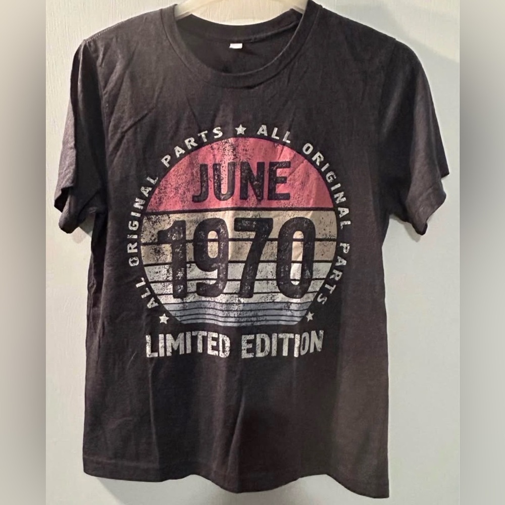 T Shirt, “June 1970 all original parts”, limited edition, size M